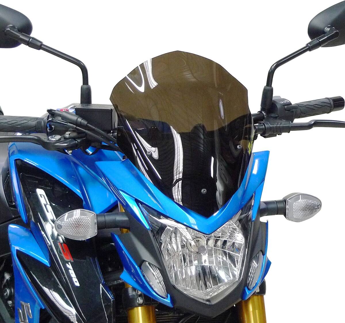 Bullster szélvédõ magas védelem füst színû fekete 34 CM 3MM Szélvédő, plexi, fejidom 0