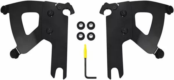 Memphis shades hd MEB2039 Road Warrior Trigger-Lock Mount készlet Szélvédő és karosszéria rögzítő alkatrész 0