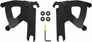 Memphis shades hd MEB2039 Road Warrior Trigger-Lock Mount készlet Szélvédő és karosszéria rögzítő alkatrész