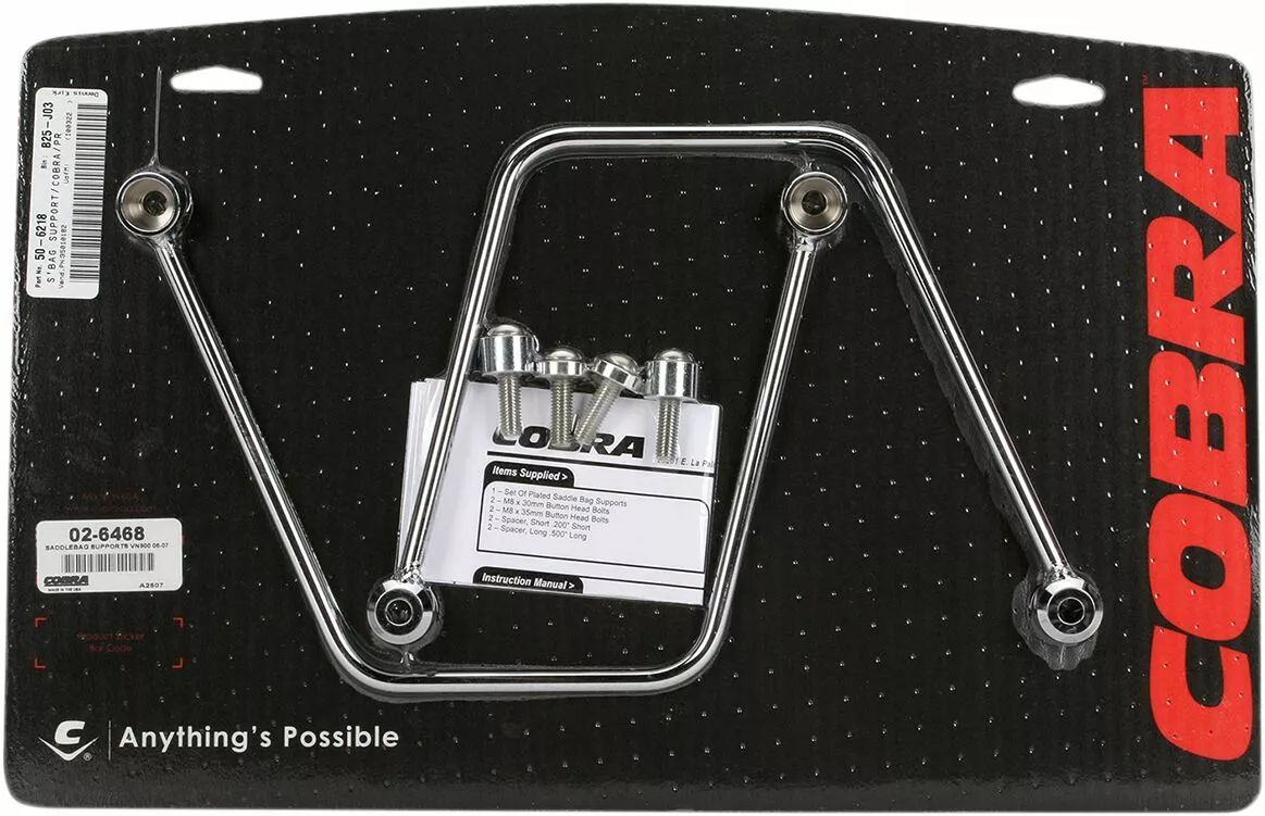 Cobra 02-6468 SaddleBag Protectors és támogatások Kawasaki számára Nyeregtáska, oldaltáska, doboz, kiegészítő, konzol 1