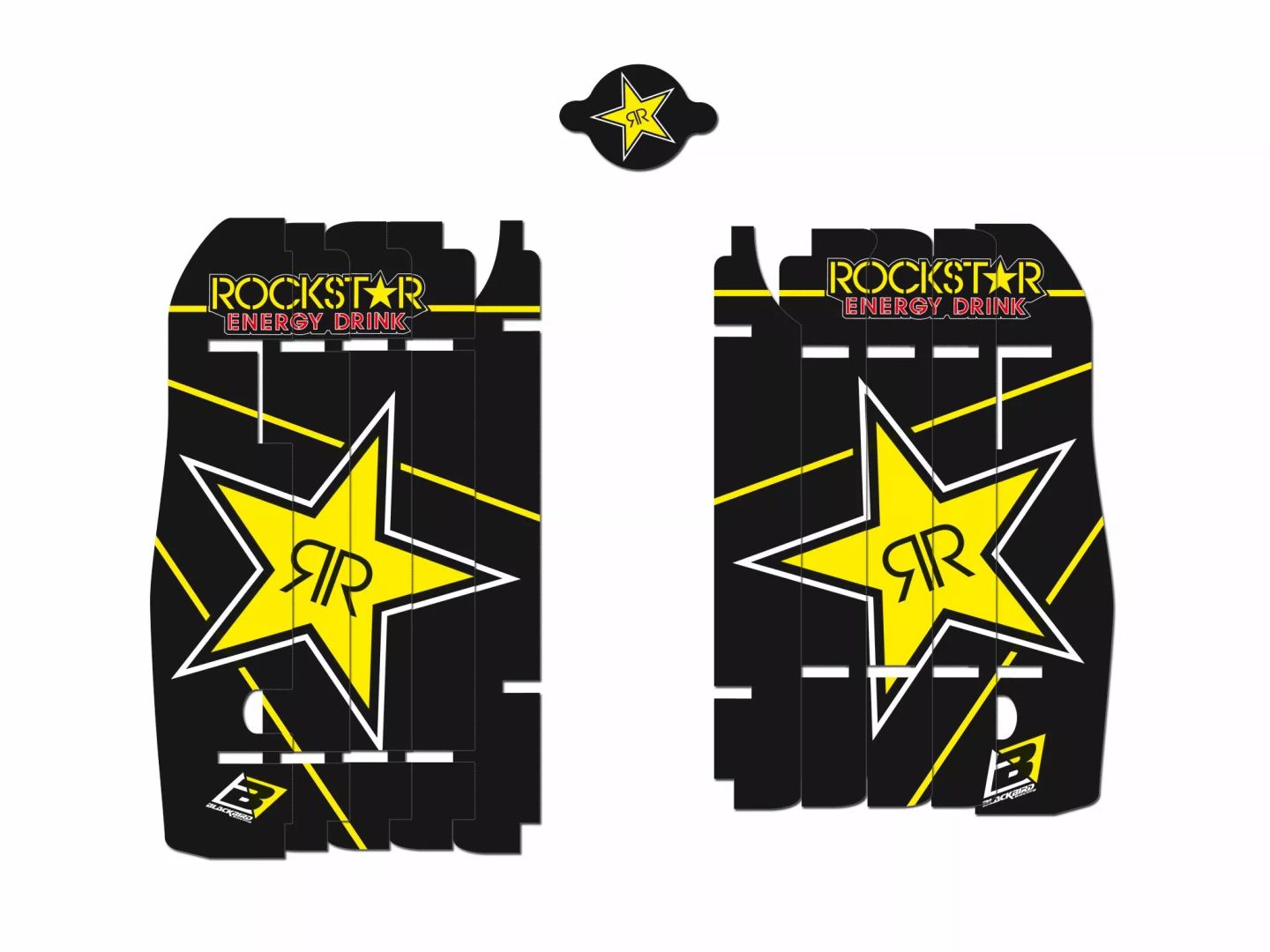 Blackbird racing A101L Rockstar Rad Louver matricák Matrica 1