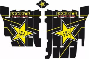 Blackbird racing A101L Rockstar Rad Louver matricák Matricák és kiállító állványok