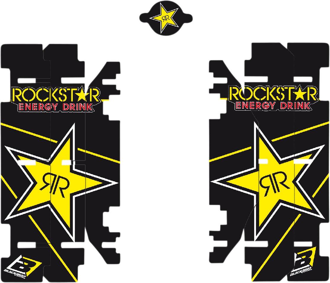 Blackbird racing ROCKSTAR ENERGY radiátor LOUVER matricák Matrica 0