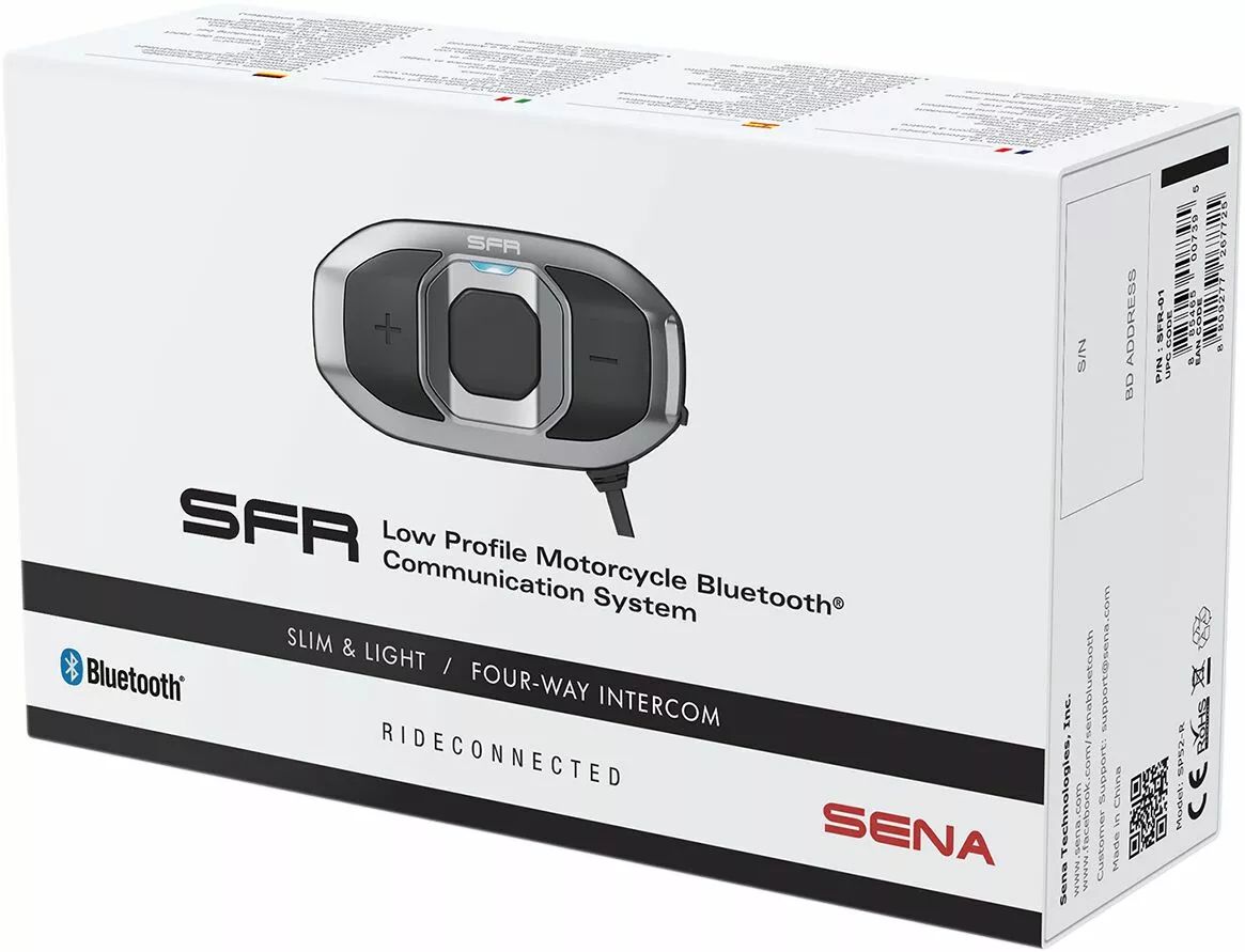 Sena SFR-01 SFR alacsony profilú kommunikációs rendszer Kommunikációs rendszer bukósisakba 5