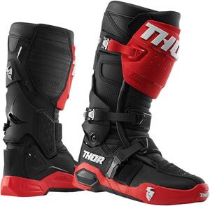 Thor csizma radiális RD/BK 9 Off-road motoros csizma
