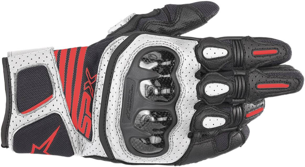 ALPINESTARS (road) kesztyû SPX AC V2 B/W/R M Motoros kesztyű - utcai motorozáshoz 0