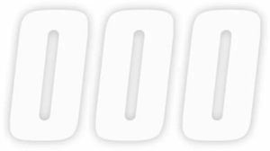 Factory effex 08-90010 számmatricák Matricák és kiállító állványok