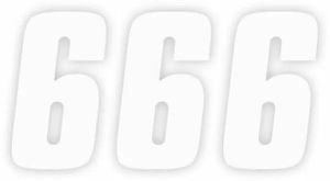 Factory effex 08-90016 számmatricák Matricák és kiállító állványok