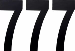 Factory effex 02-4477 Standard számok Matricák és kiállító állványok