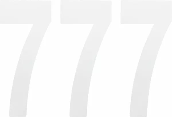 Factory effex 02-4487 Standard számok Matrica 0