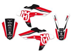 Blackbird racing grafika készlet DR4 CR125 09-13 Matricák és kiállító állványok