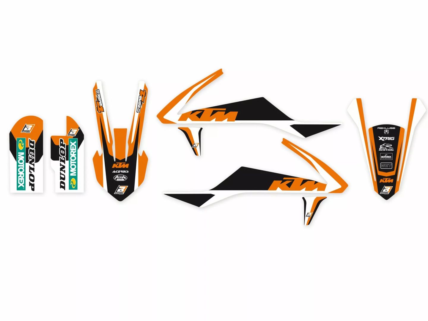 Blackbird racing 2542N Dream 4 grafikus készlet Matrica 0