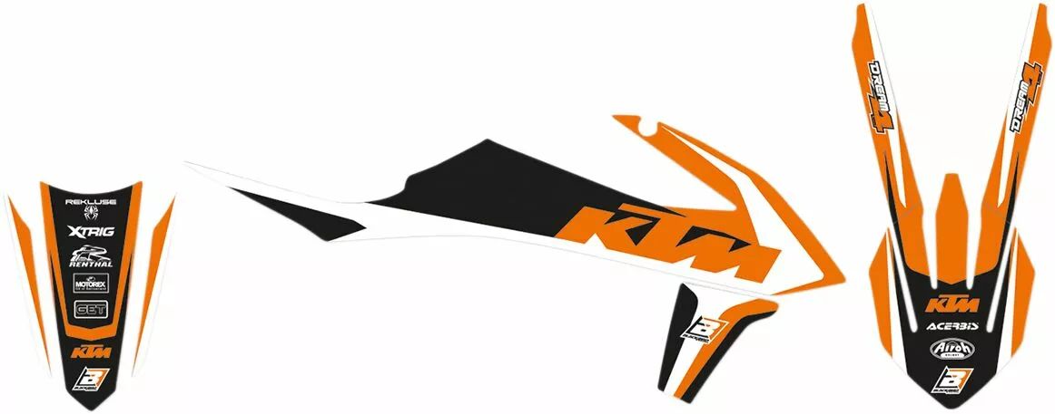 Blackbird racing 2542N Dream 4 grafikus készlet Matrica 2