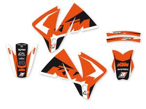 Blackbird racing grafika készlet DR4 EXC 01-02 Matricák és kiállító állványok