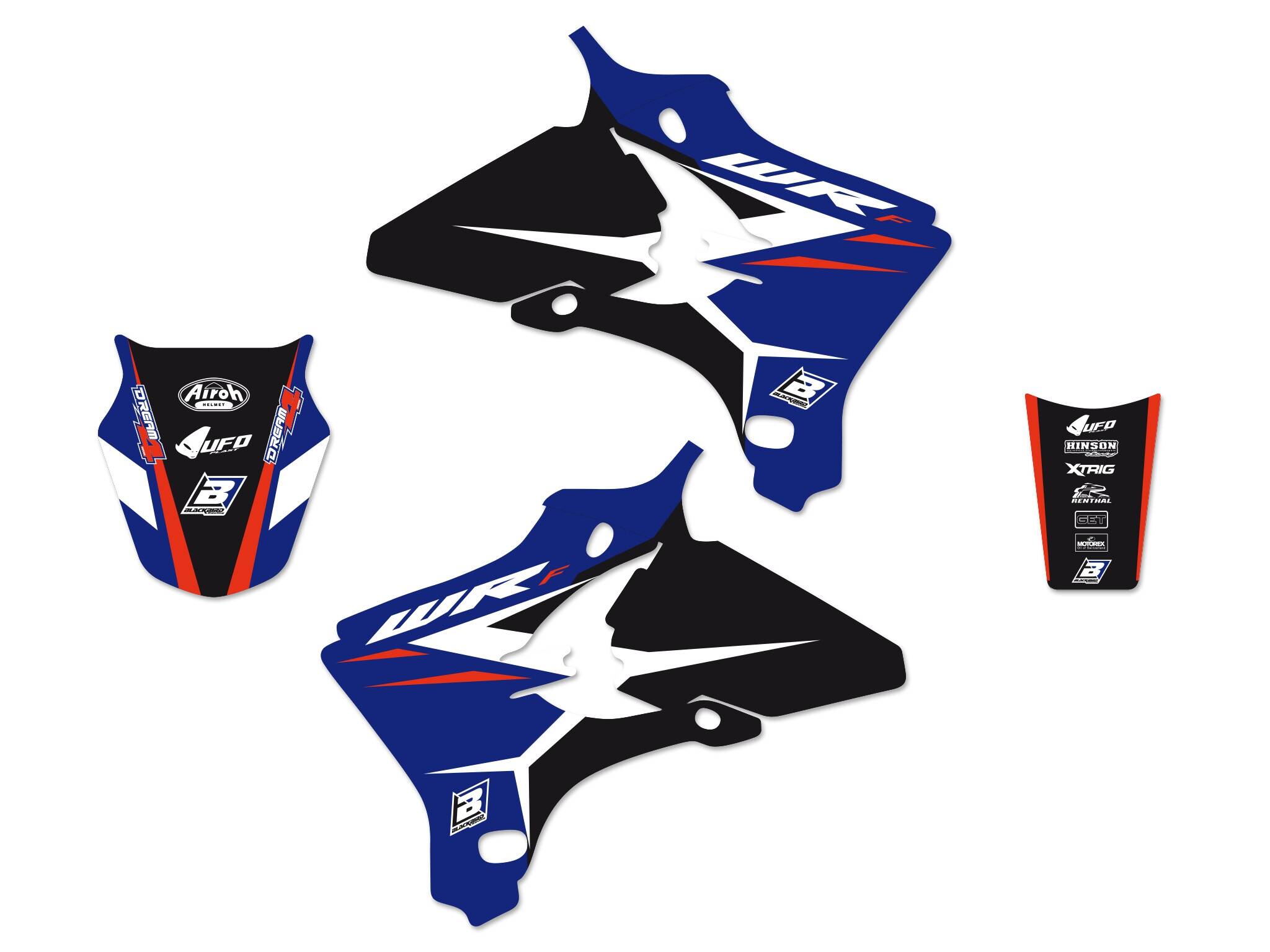Blackbird racing grafika készlet DR4 WRF 05-06 Matrica 0