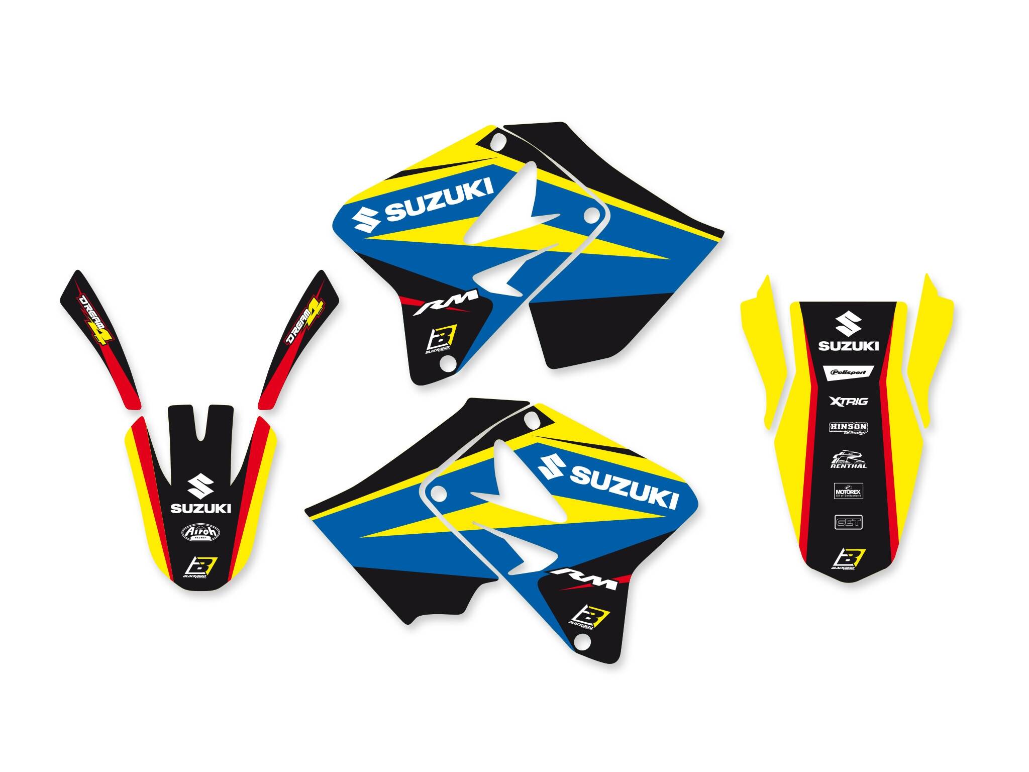 Blackbird racing grafika készlet DREAM4 RM 01- Matrica 0