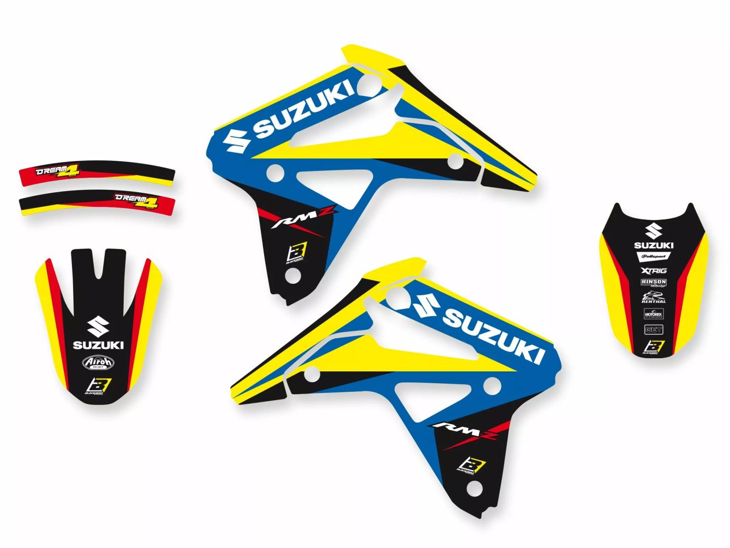 Blackbird racing 2315n Dream 4 grafikus készlet Matrica 0