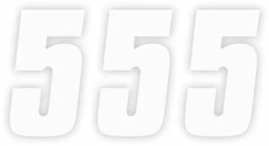 Factory effex 08-90015 számmatricák Matricák és kiállító állványok