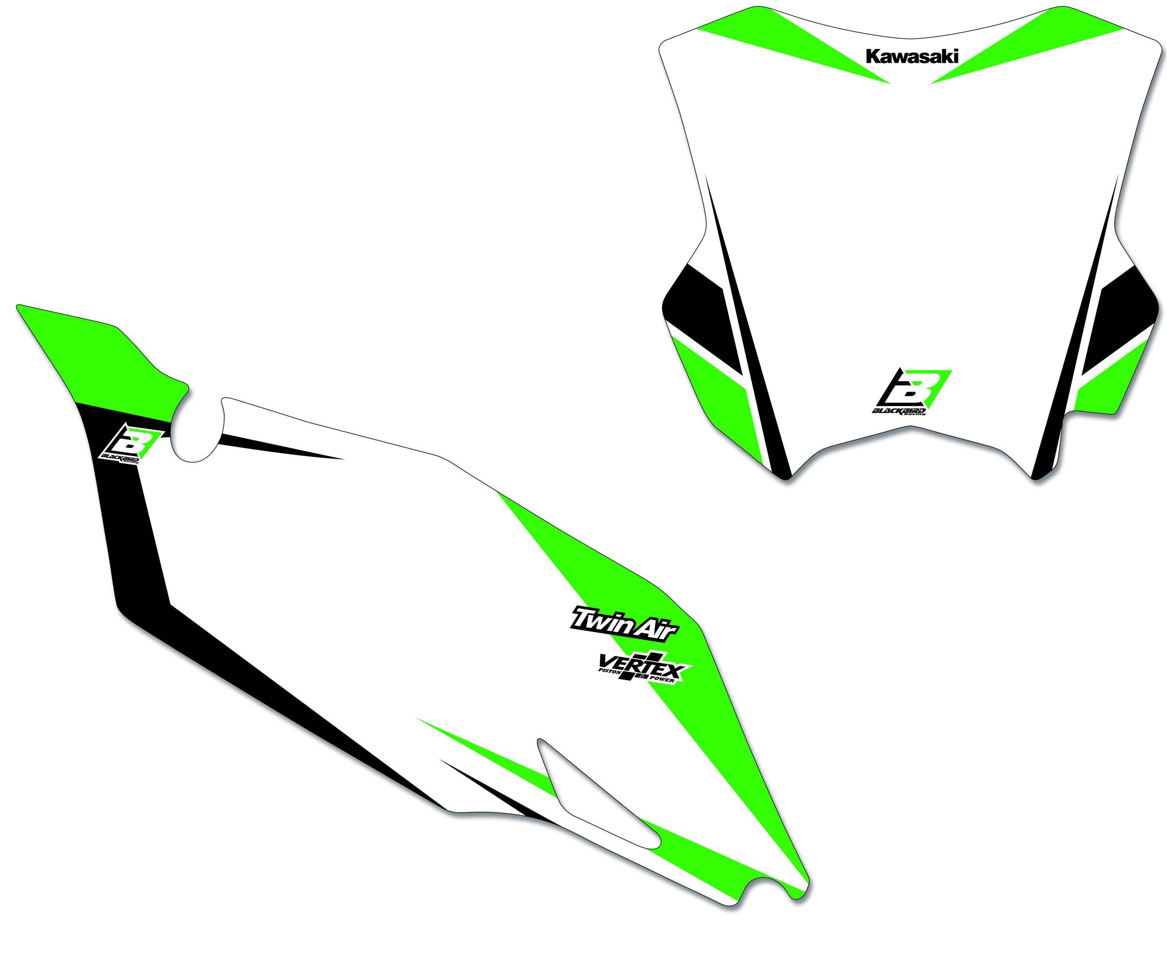 Blackbird racing PRECUT 6_PLATE KXF450 19 Matrica 0
