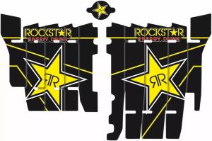 Blackbird racing A107L Rockstar Rad Louver matricák Matricák és kiállító állványok