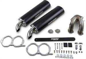 Trinity racing kipufogódob XP1000 fekete Kipufogó