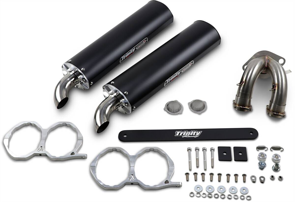 Trinity racing kipufogódob XP1000 fekete Kipufogó dob - Slip On 0
