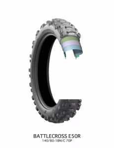 Bridgestone 19883 Battlecross E50 gumiabroncs Motorkerékpár gumiabroncs