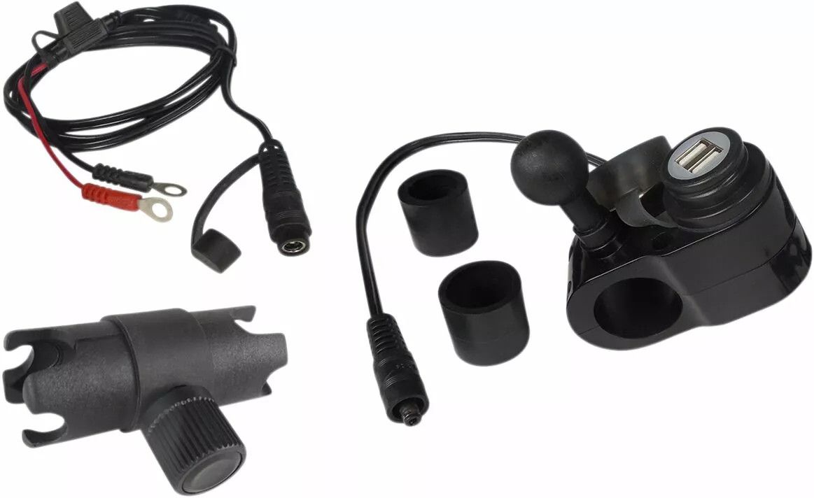 Gears canada 100366-1 kettős USB-portos töltő 1" Ball Mount Csatlakozó, vezeték, kapcsoló H&A 1