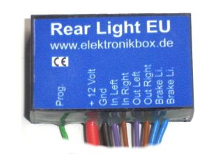 Axel joost elektronik HÁTSÓ LÁMPA EU Hátsó lámpa EU modul Csatlakozó, vezeték, kapcsoló H&A 2