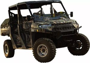 Klock werks KW05-01-0472-C UTV FLARE ™ szélvédő készlet Szélvédő, plexi, fejidom