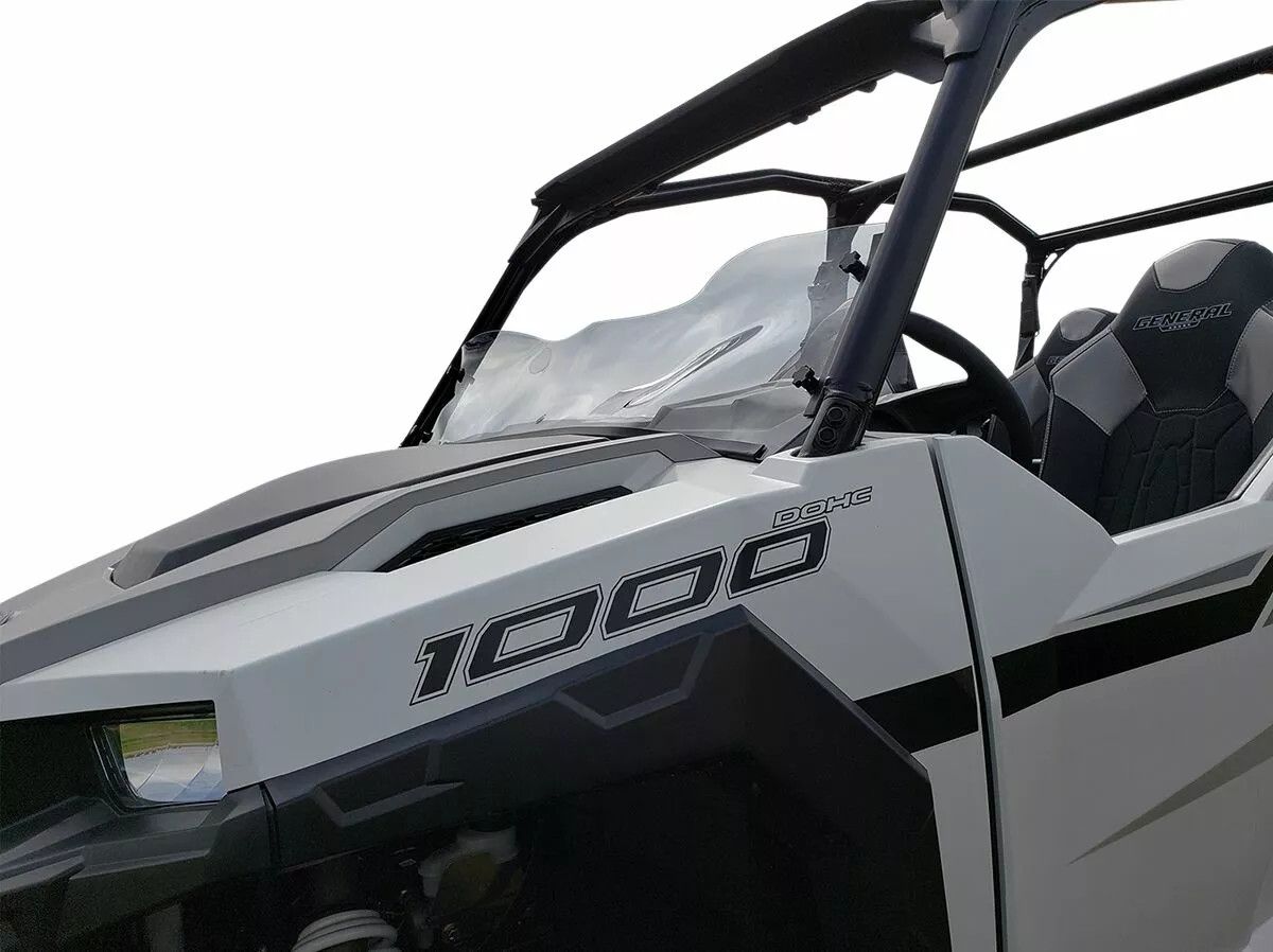 Klock werks KW05-01-0483-C UTV FLARE ™ szélvédő készlet Szélvédő, plexi, fejidom 0