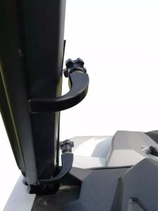 Klock werks KW05-01-0483-C UTV FLARE ™ szélvédő készlet Szélvédő, plexi, fejidom 1