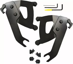 Memphis shades hd MEB2048 Road Warrior Trigger-Lock Mount készlet Szélvédő és karosszéria rögzítő alkatrész 1