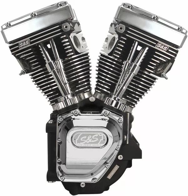 S&S CYCLE 310-0282A T124 nagy kompressziós hosszú blokk motor Motorblokk 0