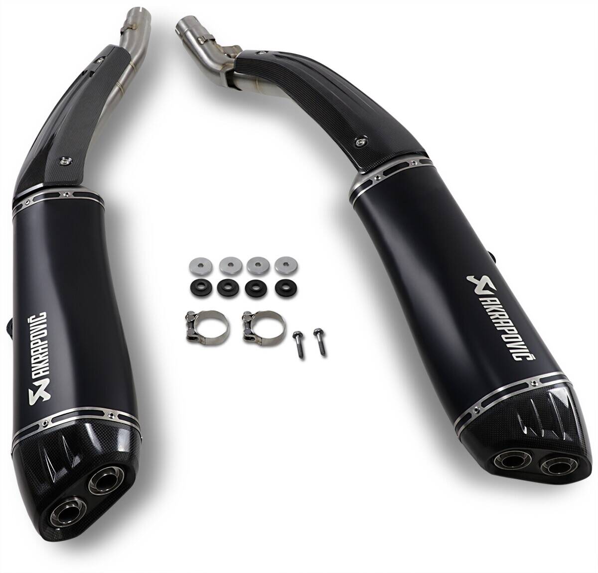 AKRAPOVIC kipufogódobok fekete TI/CF K1600B Kipufogó dob - Slip On 0
