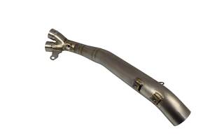 AKRAPOVIC Y-PIPE gyûjtõ titán Motor kipufogó alkatrész
