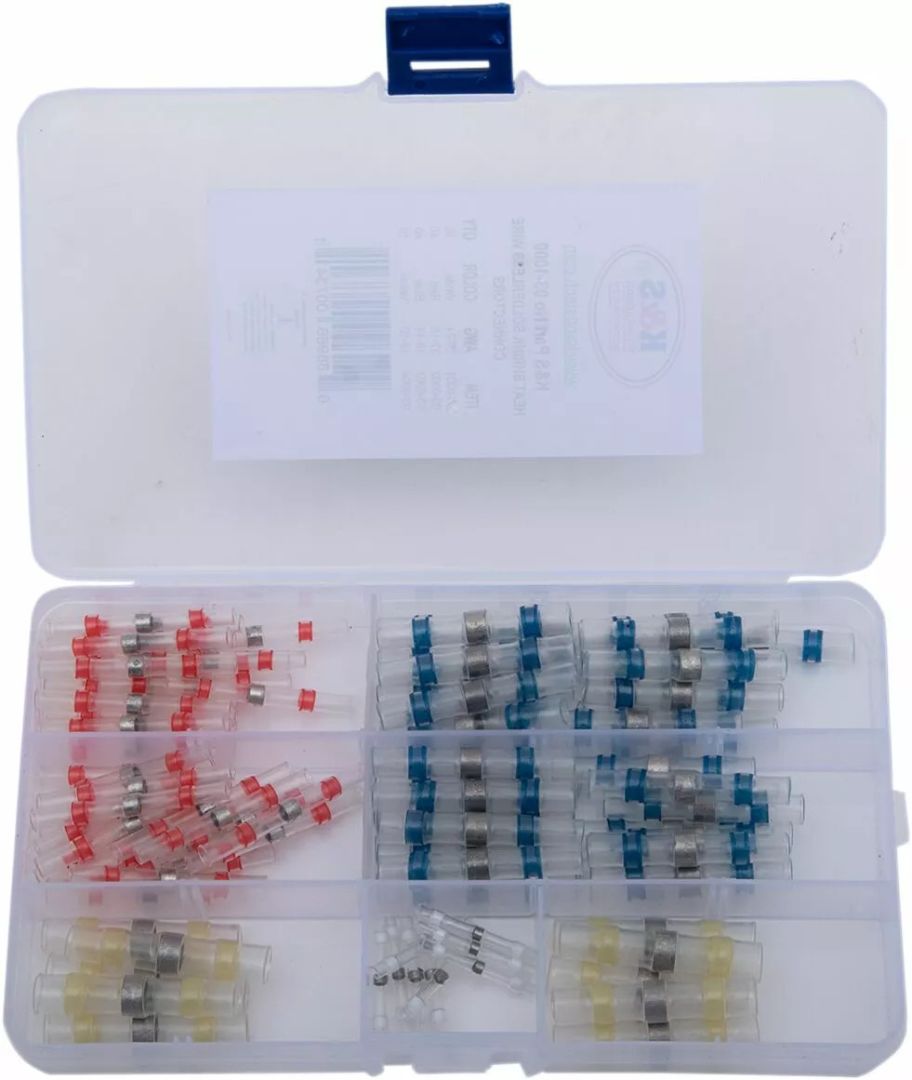 K&s technologies 03-1000 Hőre zsugorodó forrasztás nélküli huzalcsatlakozó készlet/utántöltő Csatlakozó, vezeték, kapcsoló H&A 0