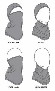 Zan headgear WB4L414 Sportflex® kabrió Balaclava Motoros maszk, arcvédő, sapka és sál 2