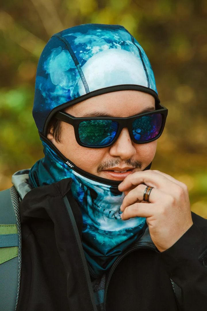 Zan headgear WB4L414 Sportflex® kabrió Balaclava Motoros maszk, arcvédő, sapka és sál 3