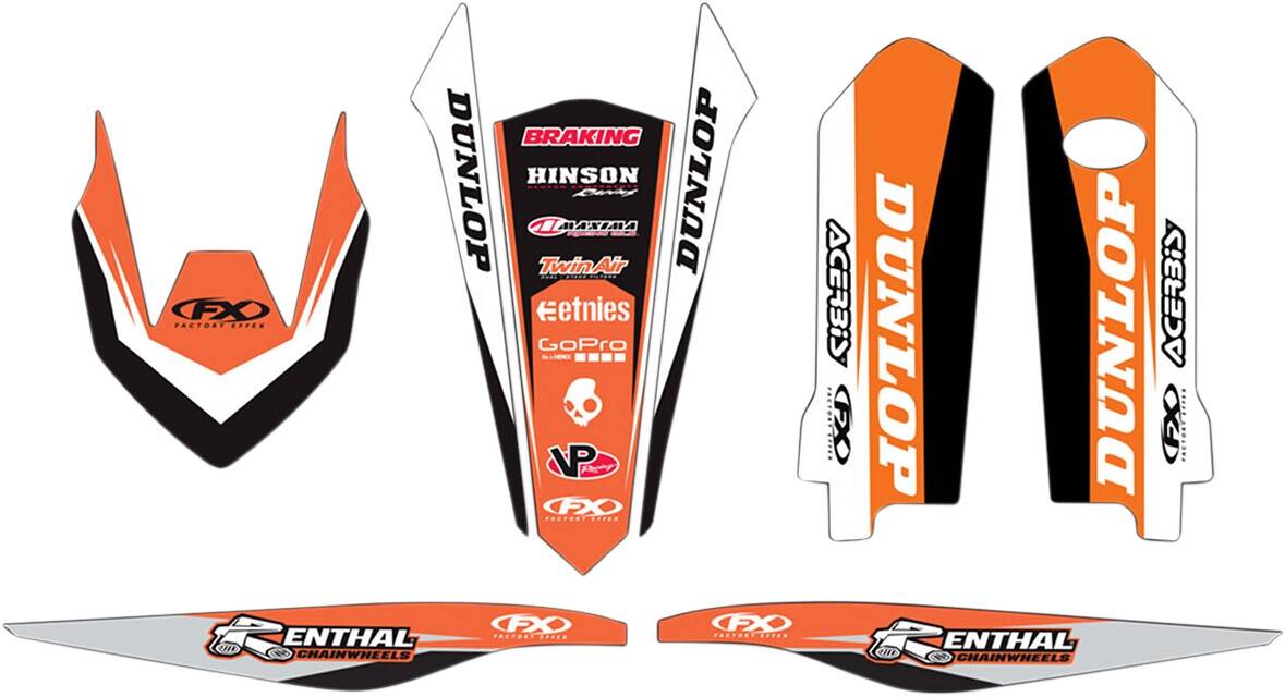 Factory effex grafika TRIM készlet KTM Matrica 0