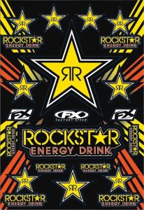 Factory effex 15-68702 Rockstar matrica Matricák és kiállító állványok