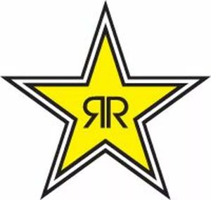 Factory effex 15-94730 Rockstar 1ft Die Cut matrica Matrica 0