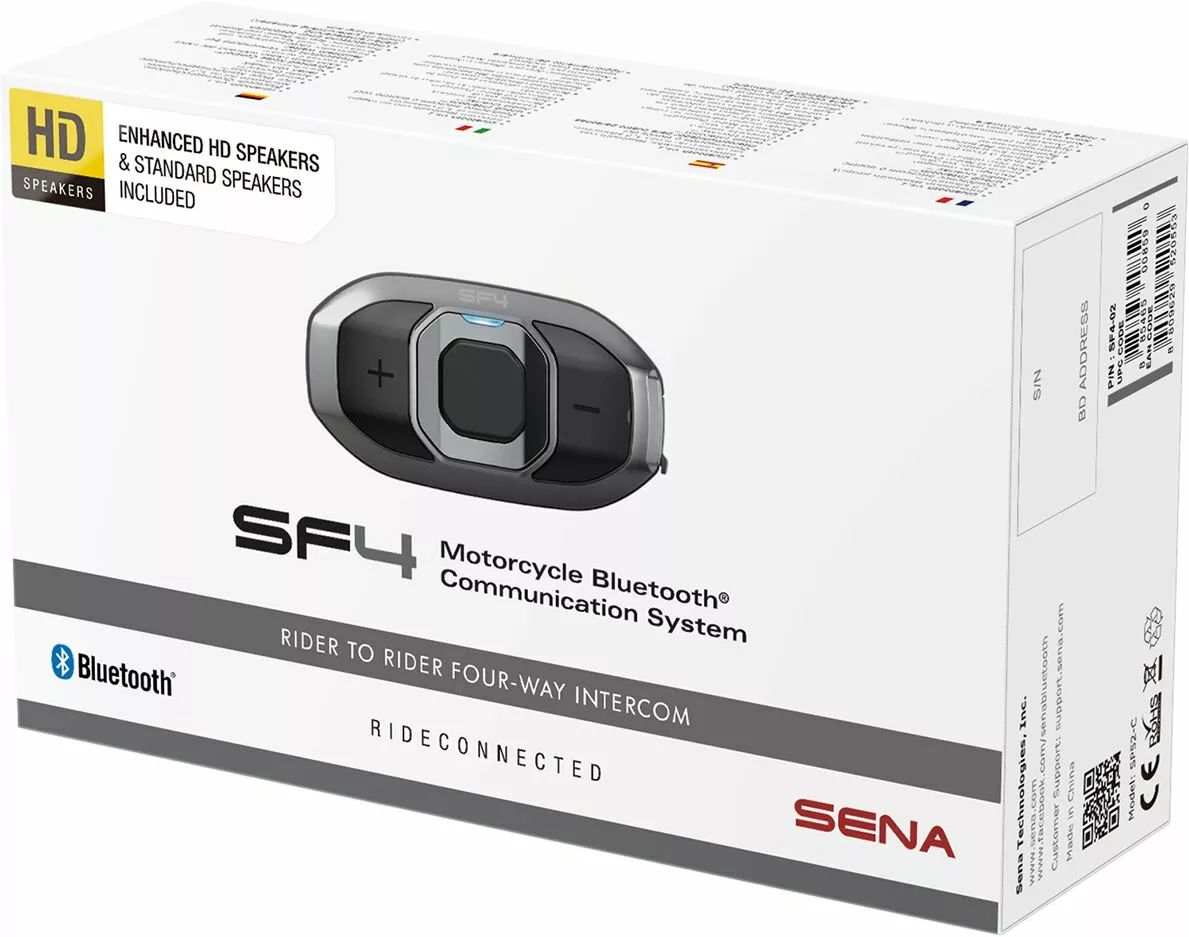 Sena SF4-02 SF4 Bluetooth® kommunikációs rendszer Kommunikációs rendszer bukósisakba 3