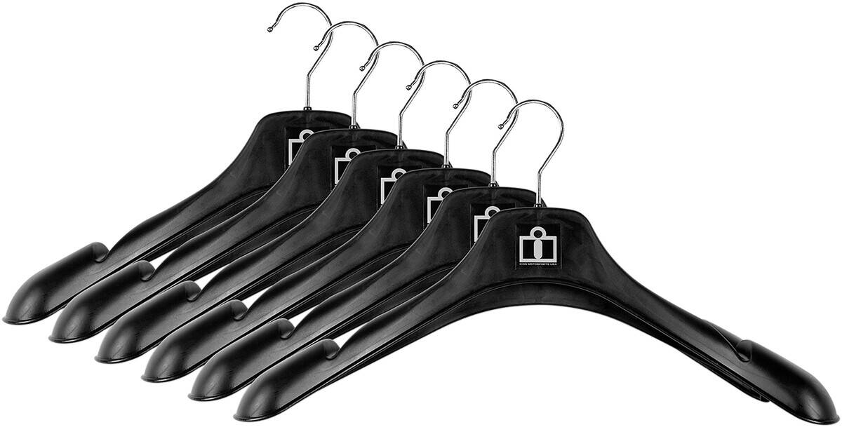 Icon dzseki HANGERS 6-PACK fekete ÜZLETBERENDEZÉSEK 0