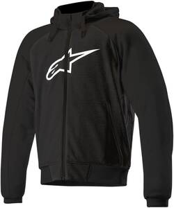 ALPINESTARS (road) JKT/HOODIE krómozott fekete 2X Motoros kabát
