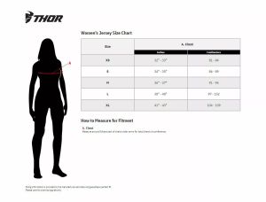 Thor 2911-0295 Női szektor Split Jersey Mez 4