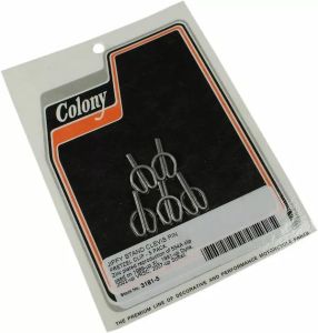 Colony 3181-5 Jiffy állvány CLEVIS PIN PECK klipek Karosszéria rögzítő, csavar Body H&A