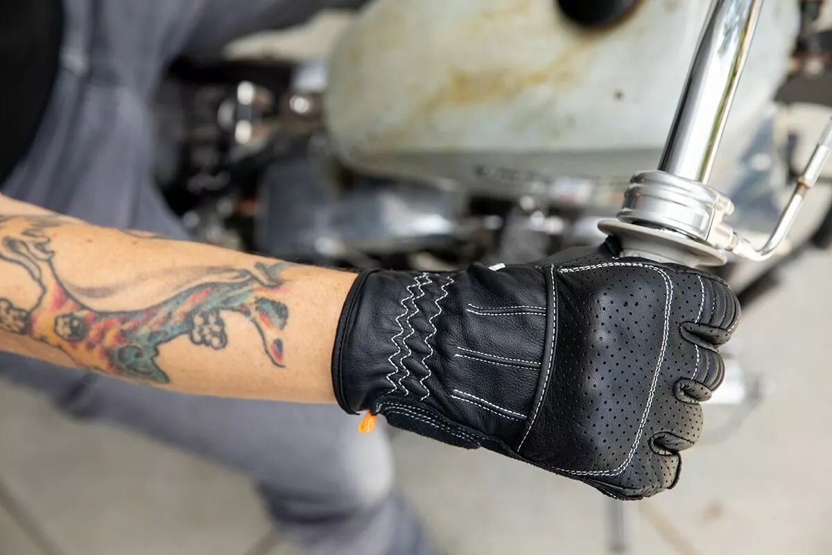 Biltwell 1506-0104-301 Borrego kesztyű Motoros kesztyű - utcai motorozáshoz 8