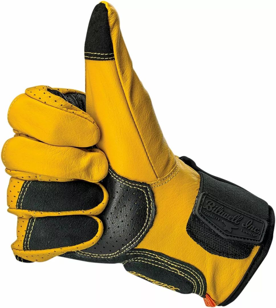 Biltwell 1506-0701-301 Borrego kesztyű Motoros kesztyű - utcai motorozáshoz 5