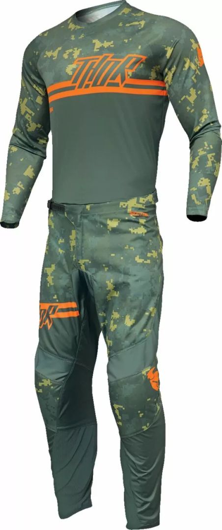Thor 2912-2403 ifjúsági ágazat Digi Camo Jersey Mez 1